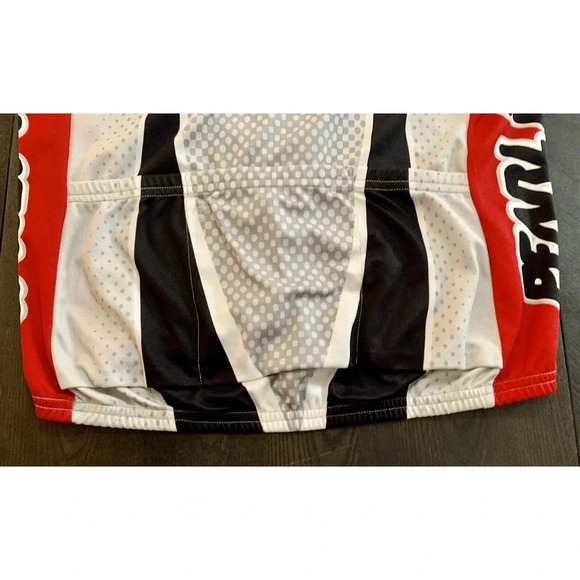 Pearl iZumi Cycling Jersey 3/4 Zip Red & Black Size Large L Made In USA - Picture 11 of 12